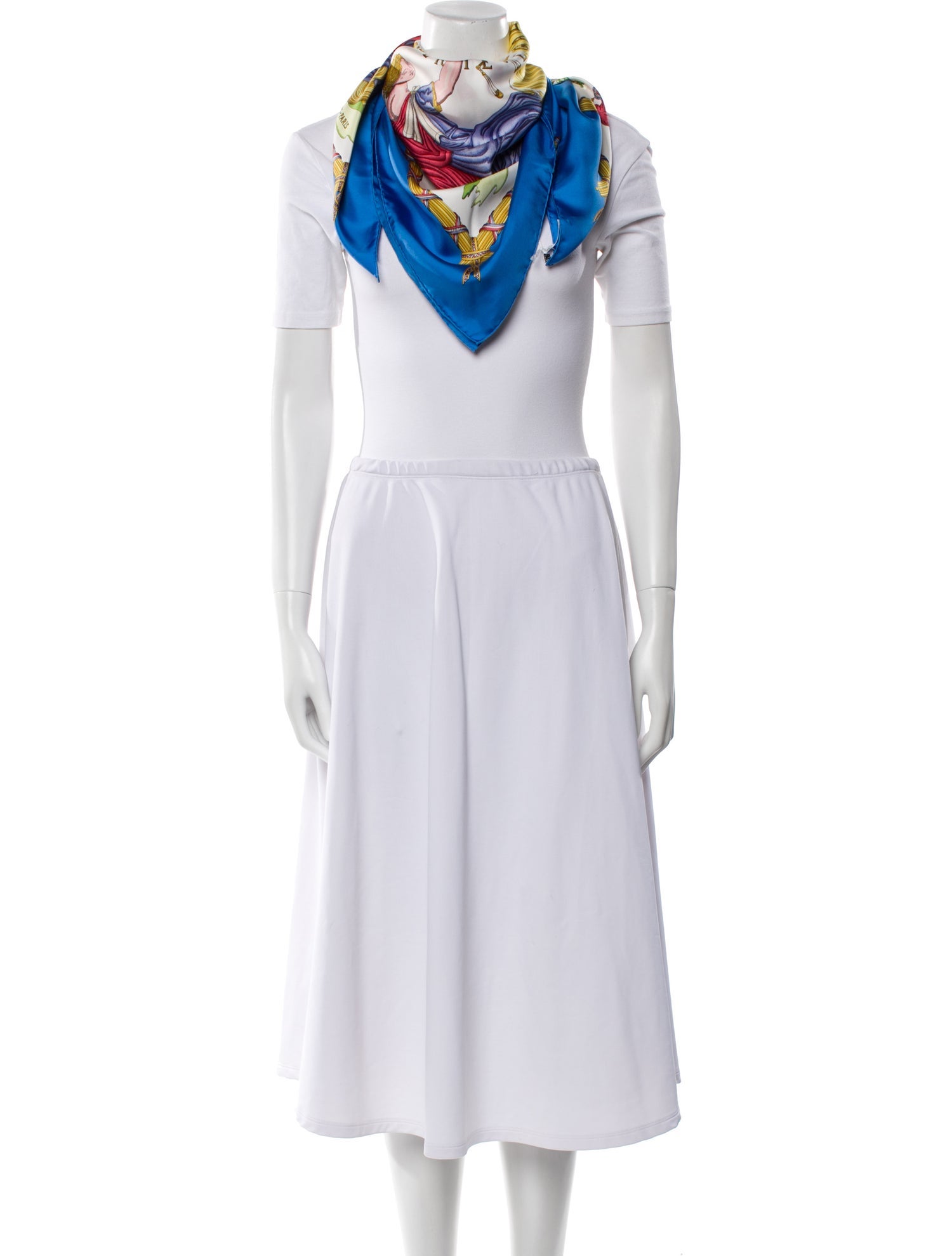 Hermès Republique Francaise Liberte Egalite Fraternite 1789 Silk Scarf