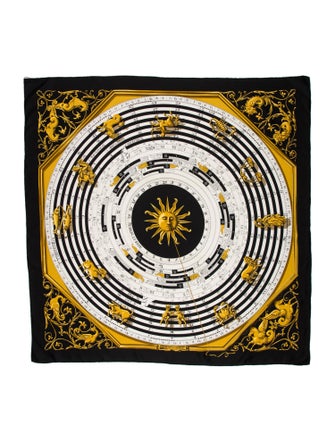Hermès Dies Et Hore Silk Scarf