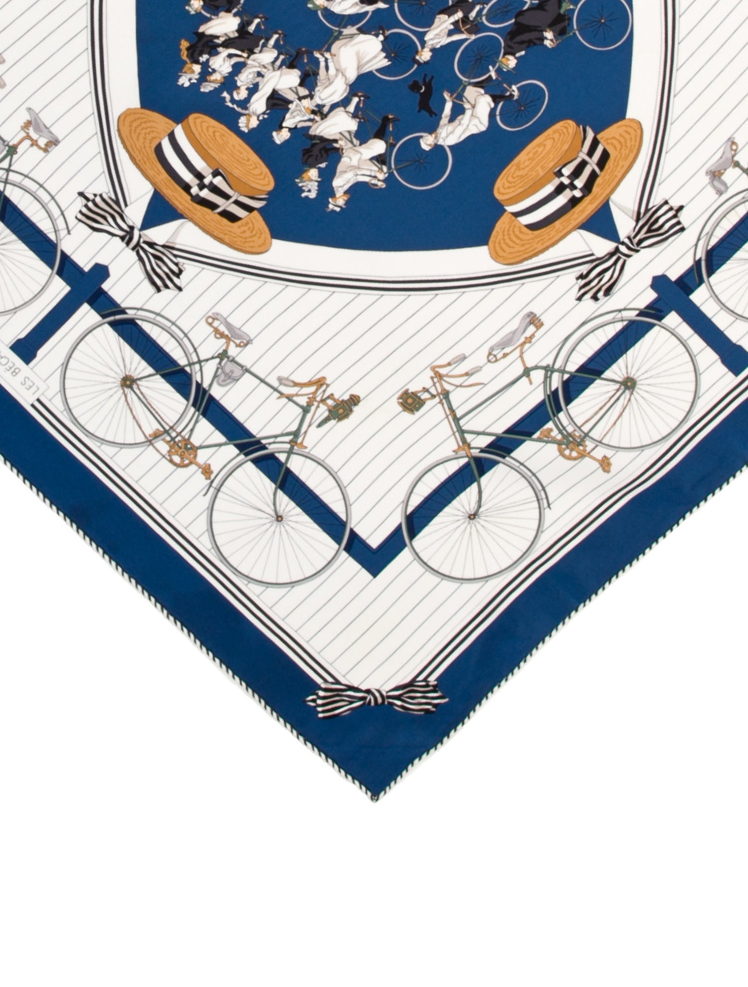 Hermès Les Becanes Silk Scarf