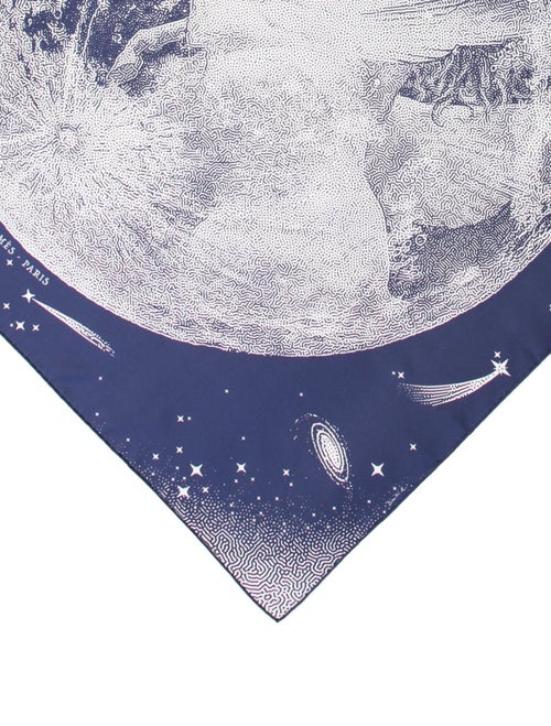 Hermès Clair De Lune Double Face Silk Scarf