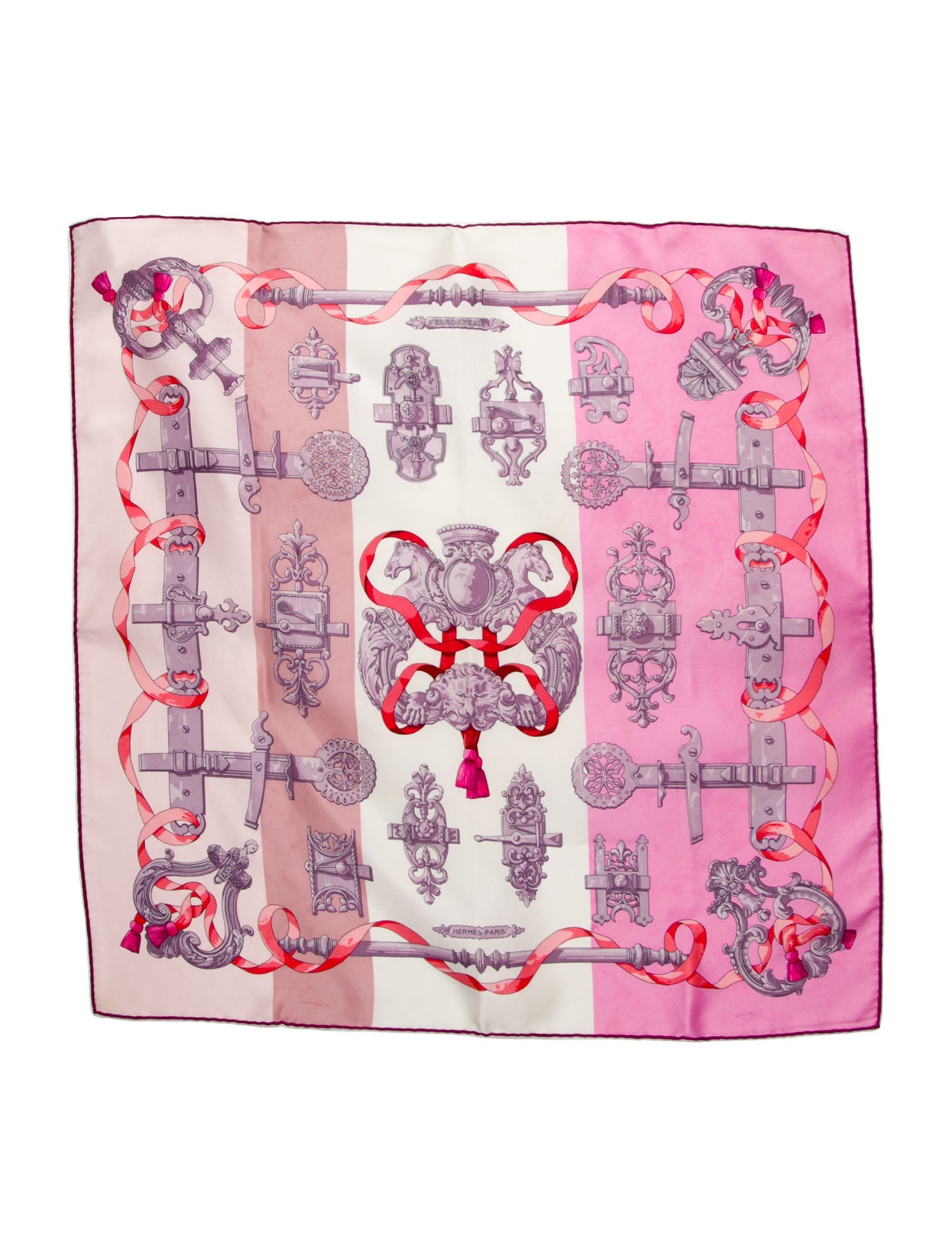 Hermès Ferronnerie Silk Scarf