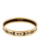 Hermès Enamel Narrow Bangle Bracelet