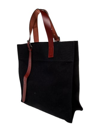 Hermès Toile Etrivière Shopping Tote