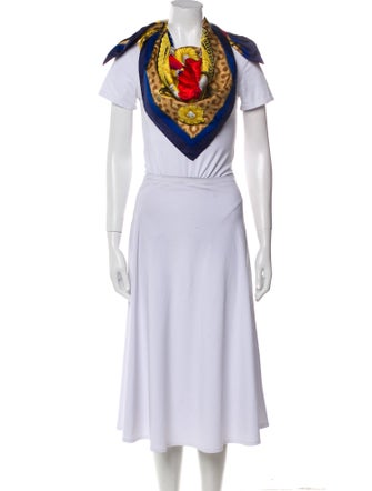 Hermès Casques et Plumets Silk Scarf