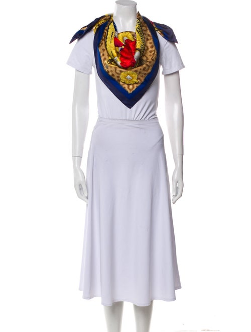 Hermès Casques et Plumets Silk Scarf