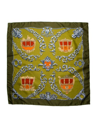 Hermès Carrolses d'Or Silk Scarf