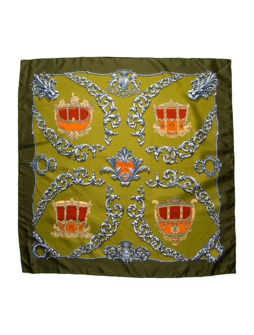 Hermès Carrolses d'Or Silk Scarf