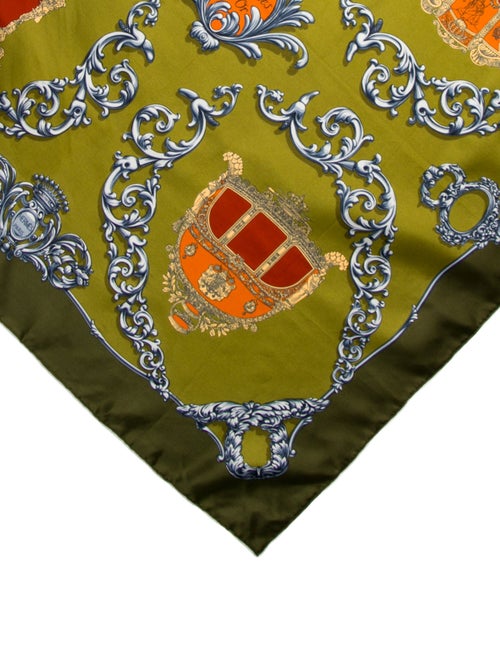 Hermès Carrolses d'Or Silk Scarf