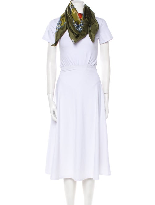 Hermès Carrolses d'Or Silk Scarf