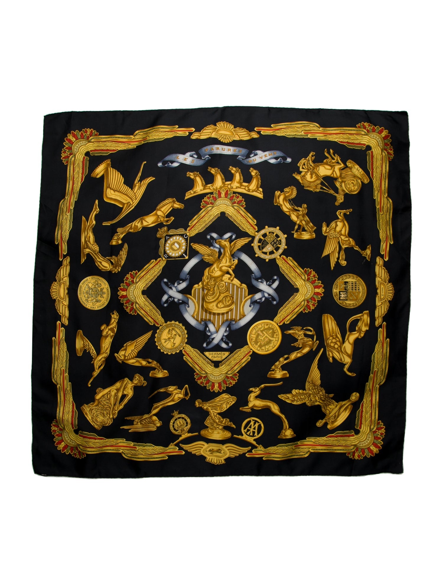 Hermès Les Parures Du Vent Silk Scarf