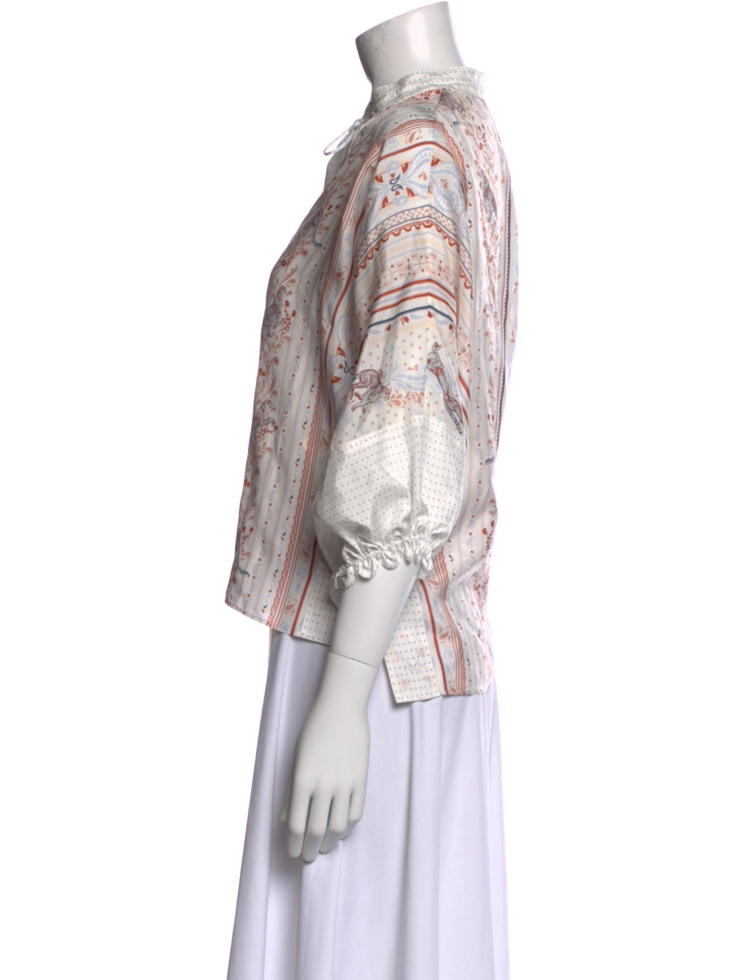 Hermès 2025 Guepards et Palmettes Crop Top