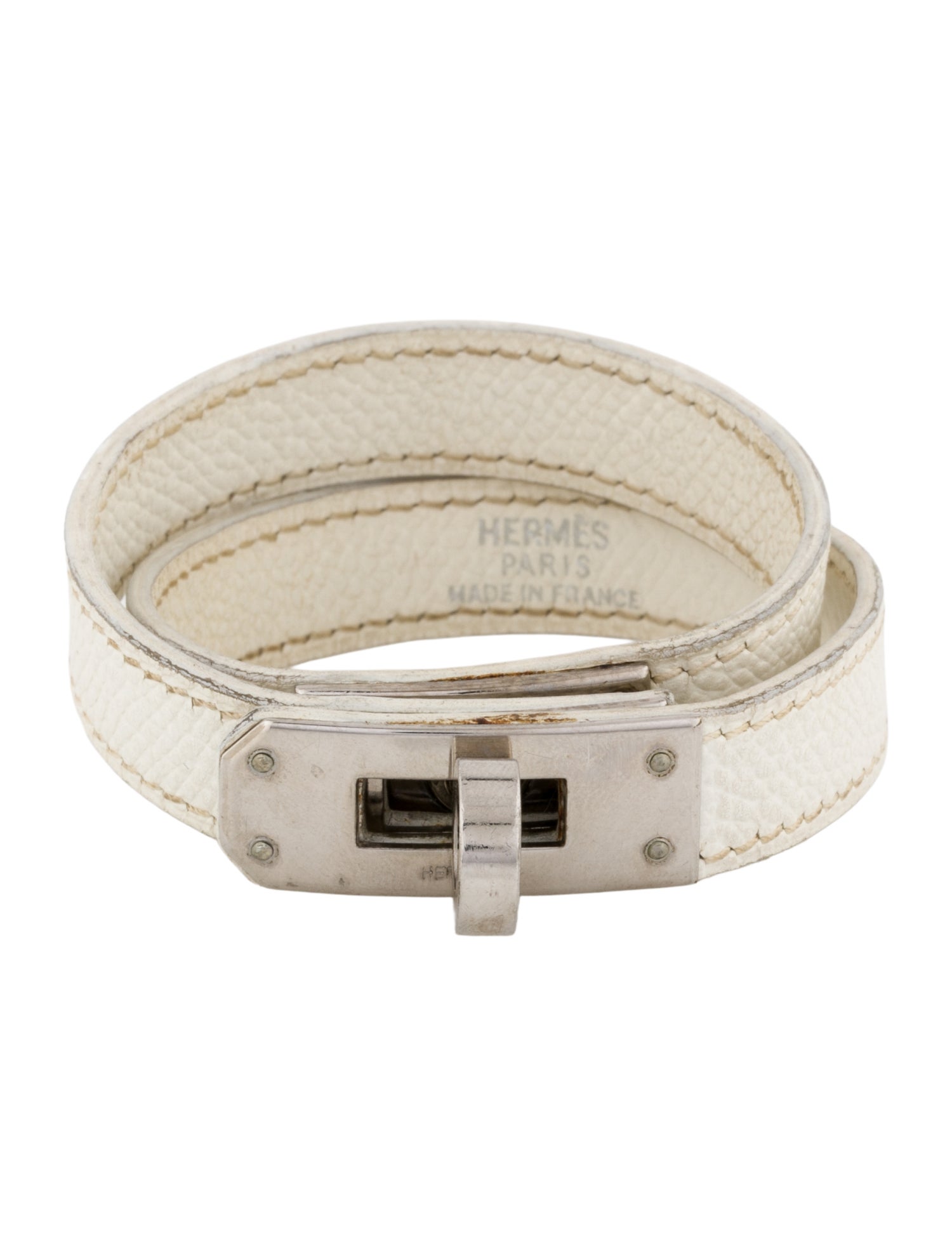 Hermès Lizard Kelly Double Tour Wrap Bracelet