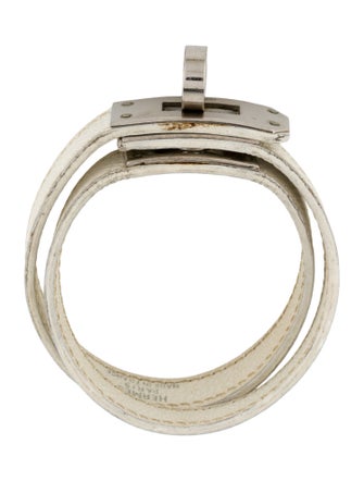 Hermès Lizard Kelly Double Tour Wrap Bracelet