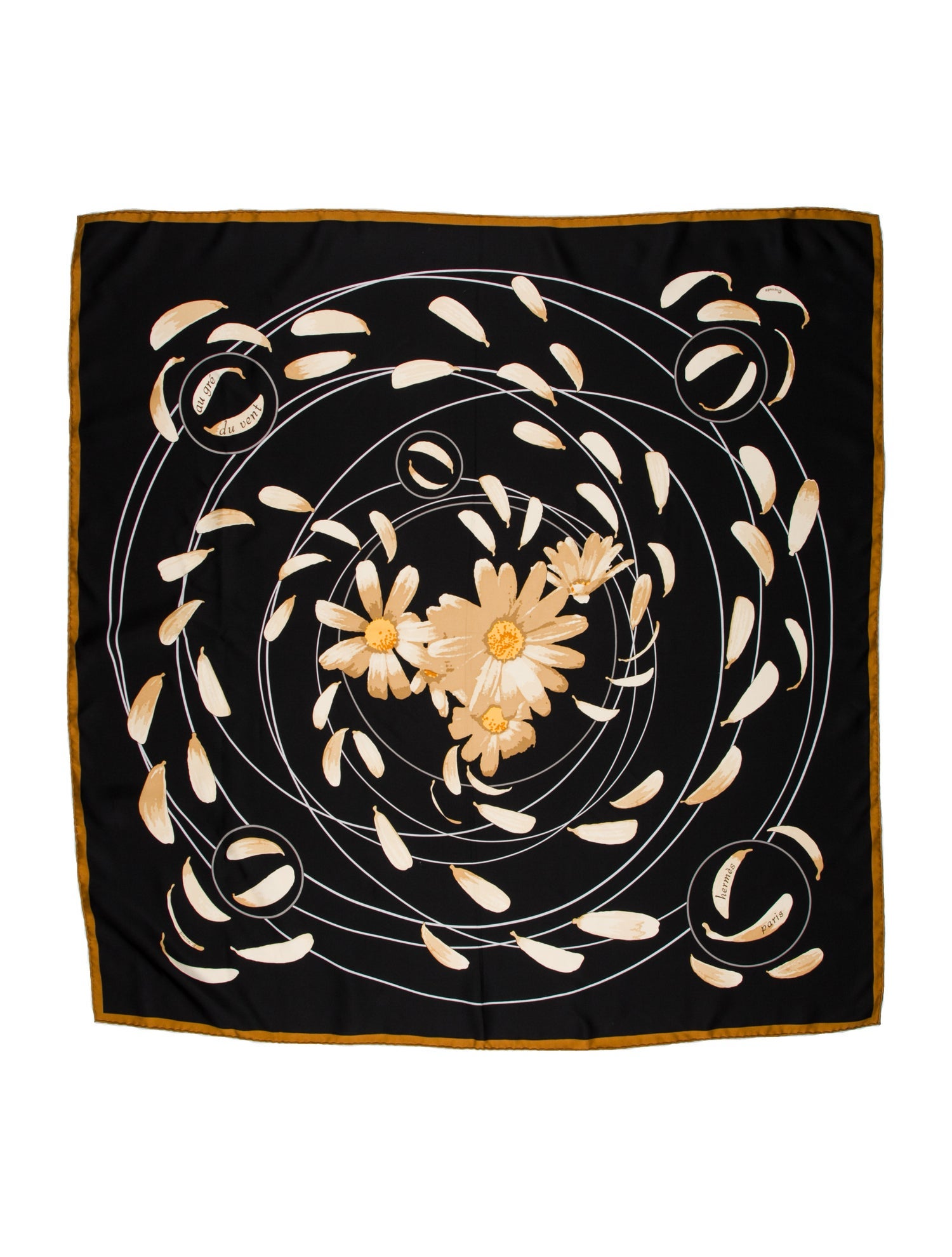 Hermès Au gré du vent Silk Scarf