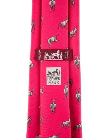 Hermès Patterned Tie