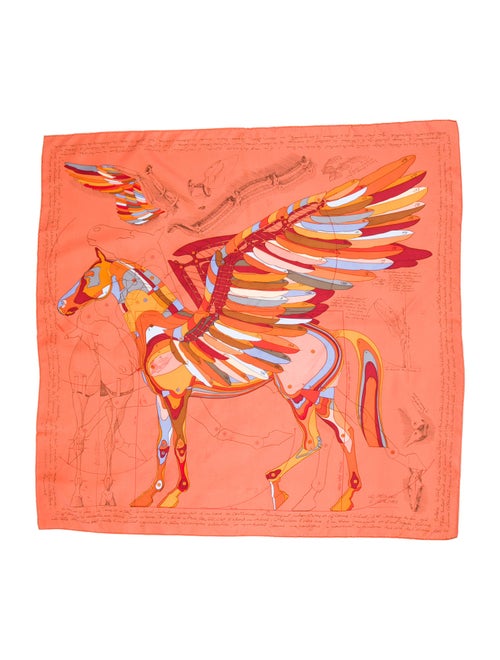 Hermès Le Pegase d'Hermes Silk Scarf