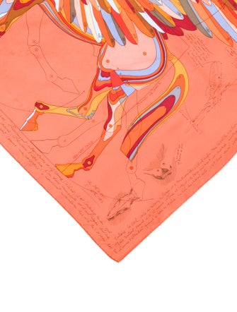 Hermès Le Pegase d'Hermes Silk Scarf