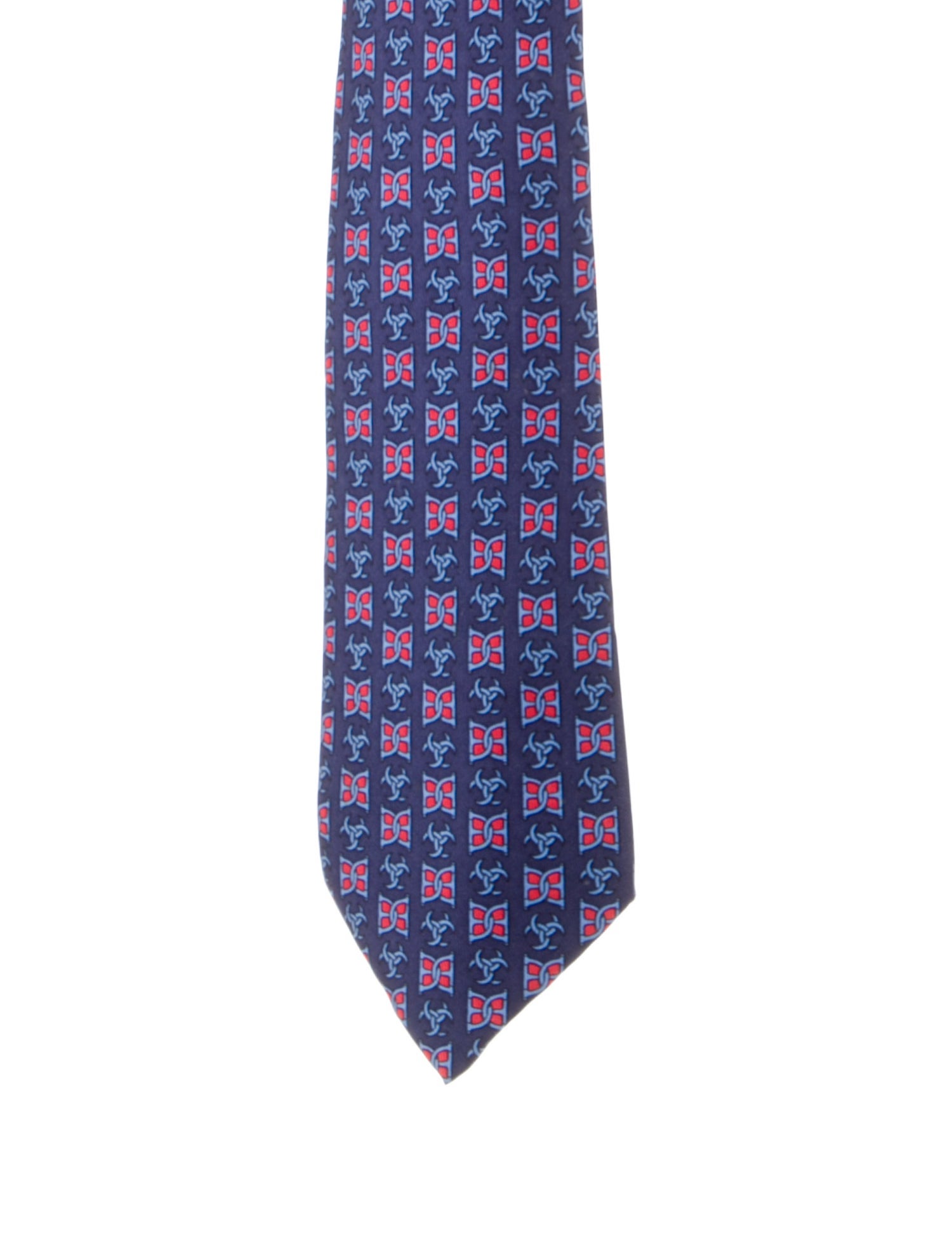 Hermès Silk Printed Tie