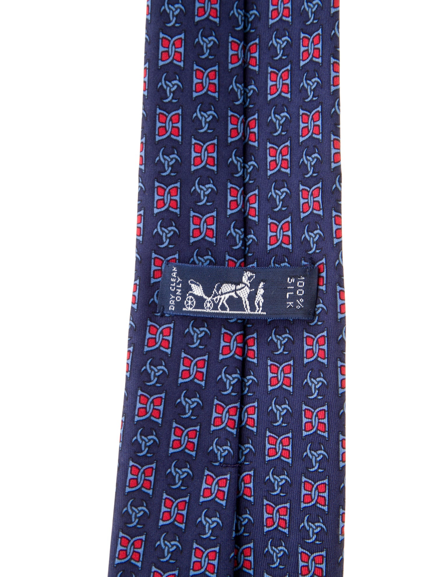 Hermès Silk Printed Tie