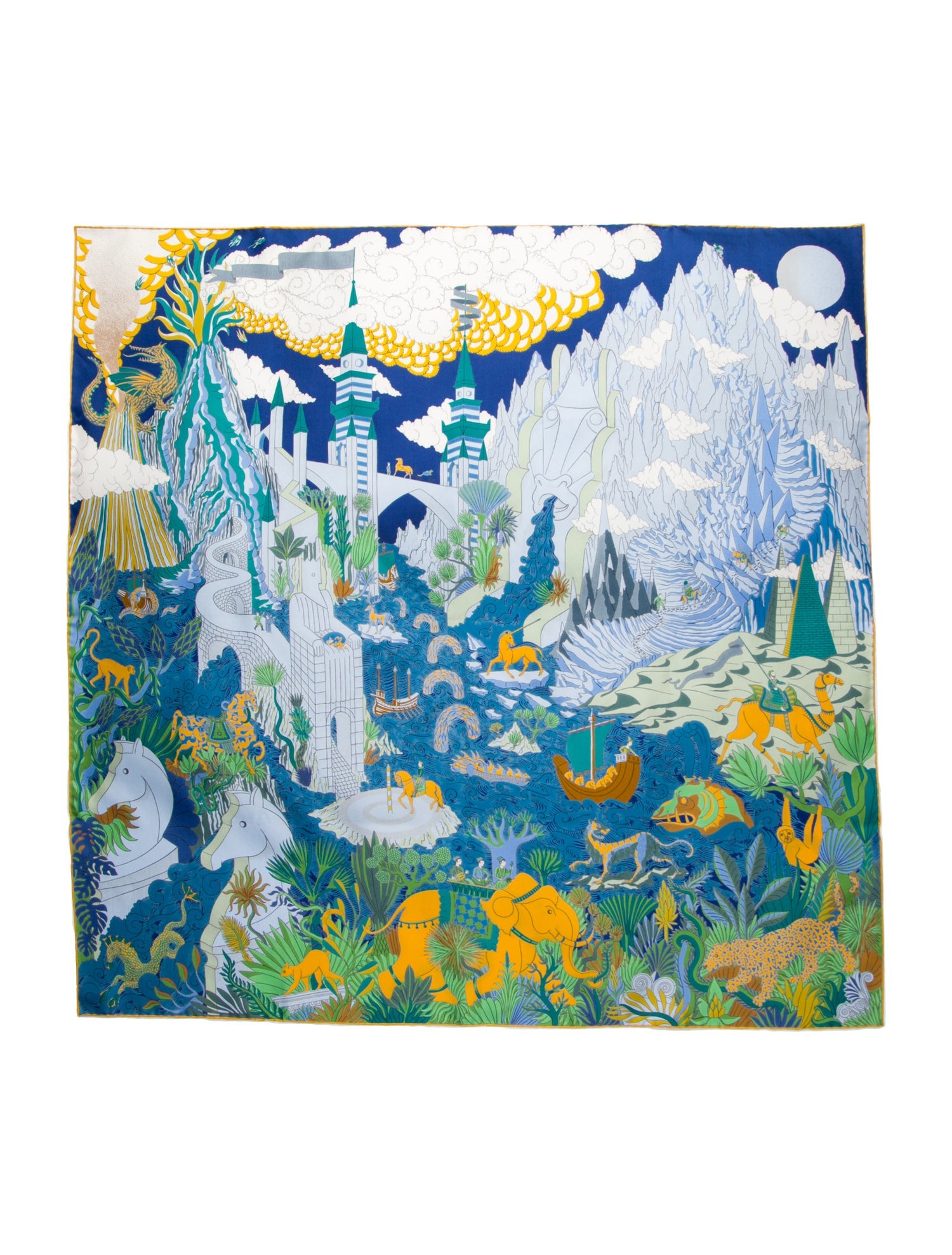 Hermès Cosmographia Universalis Silk Scarf