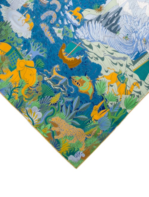 Hermès Cosmographia Universalis Silk Scarf