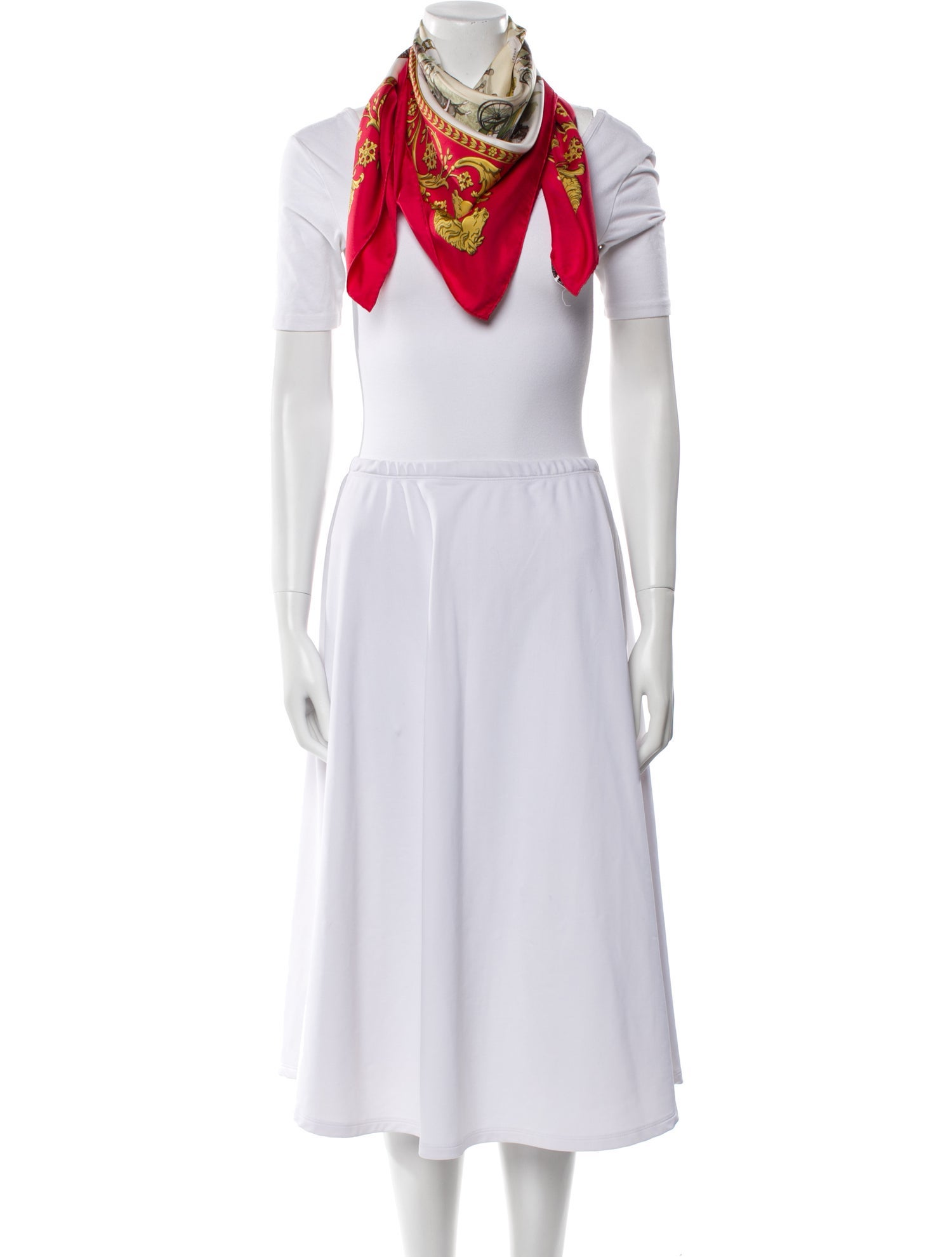 Hermès La Promenade De Longchamps Silk Scarf