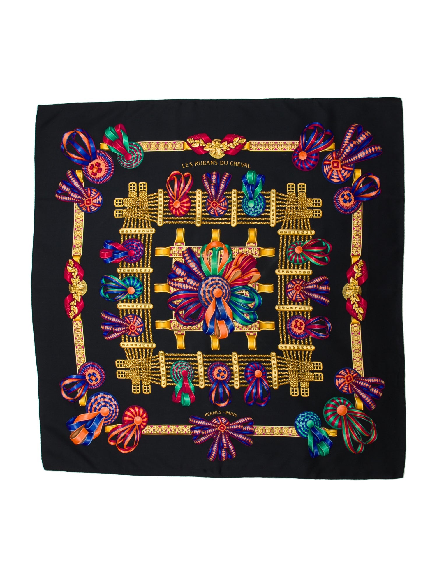 Hermès Les Rubans du Cheval Silk Scarf