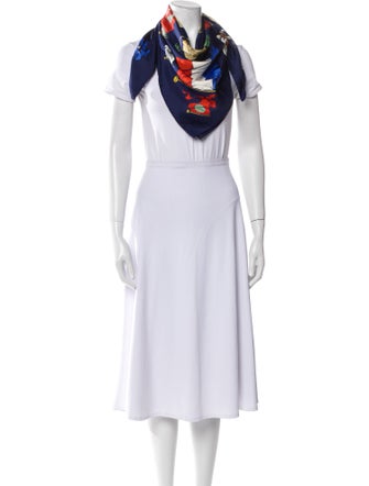 Hermès Pavois Silk Scarf