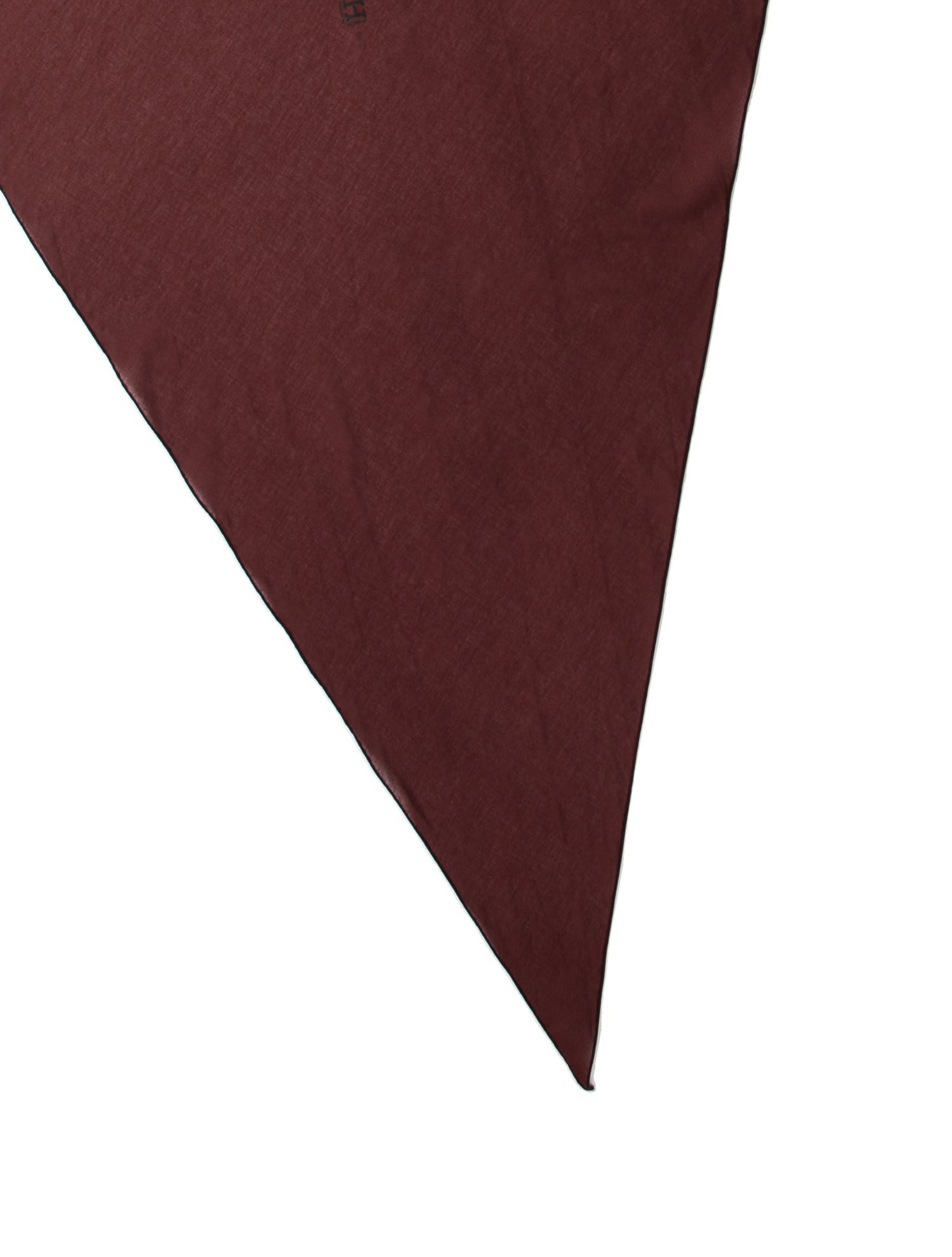 Hermès Madison Homme Losange H Logo Triangle Scarf