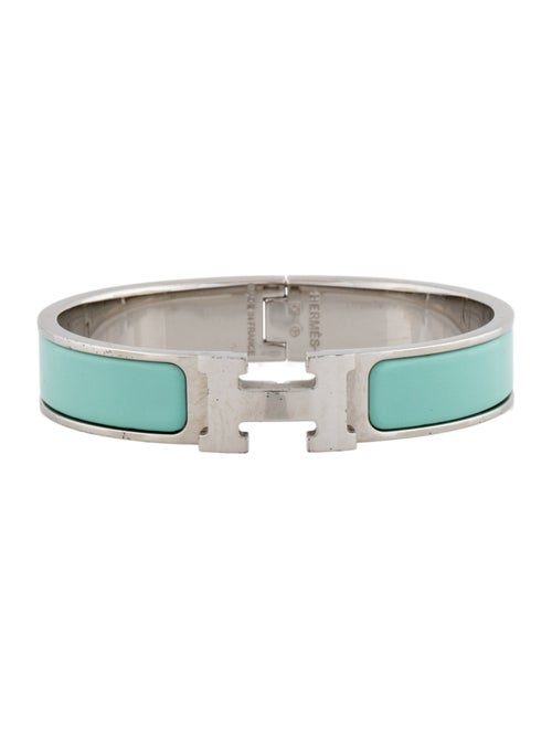 Hermès Enamel Clic H Bangle Bracelet
