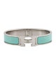 Hermès Enamel Clic H Bangle Bracelet