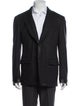 Hermès Wool Leather Trim Embellishment Blazer