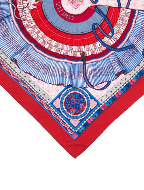 Hermès Cent Plis des Miao Silk Scarf