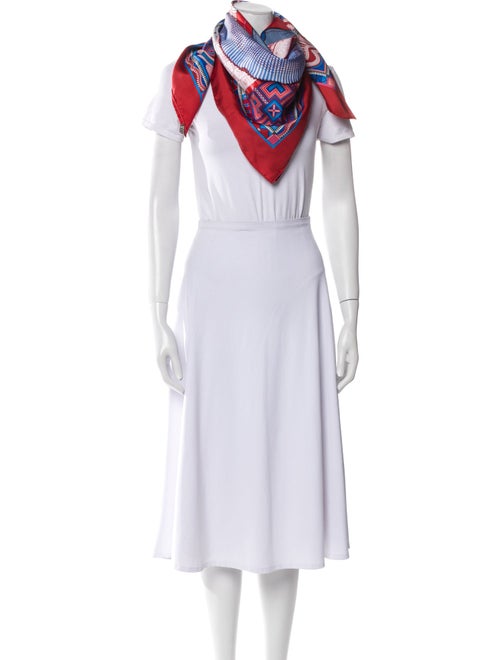 Hermès Cent Plis des Miao Silk Scarf