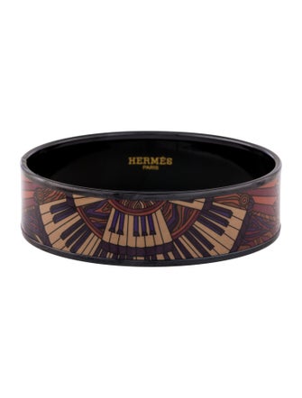 Hermès PVD Wide Enamel Bangle