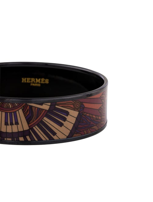 Hermès PVD Wide Enamel Bangle