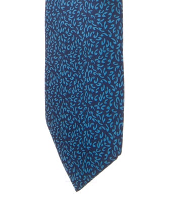 Hermès Silk Printed Tie