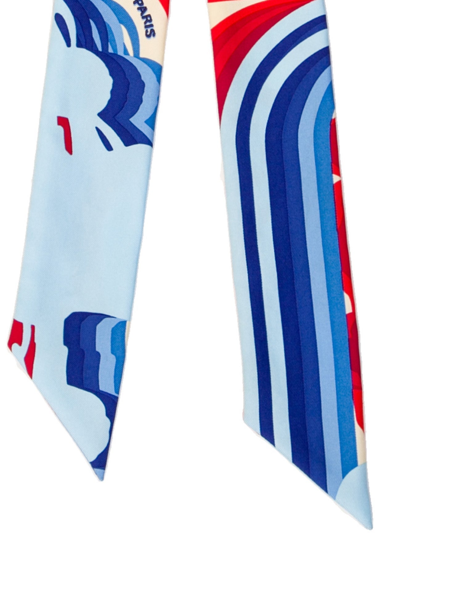 Hermès Brides De Gala Shadow Silk Twilly Scarf