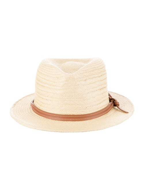 Hermès Straw Fedora Hat