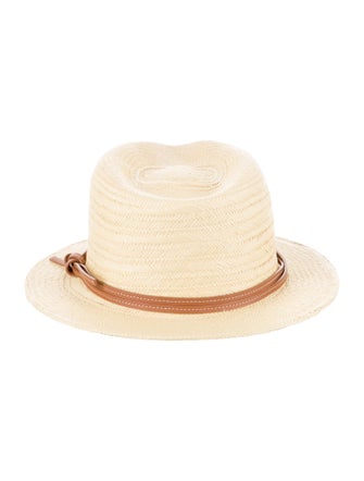 Hermès Straw Fedora Hat
