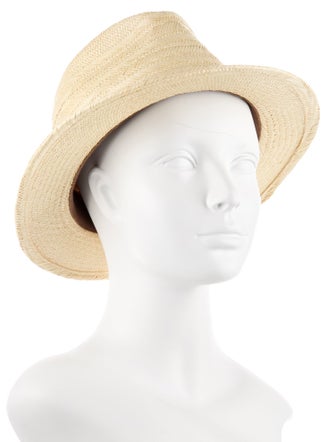 Hermès Straw Fedora Hat