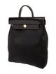 Hermès Toile Herbag a Dos Zip Retourne Backpack