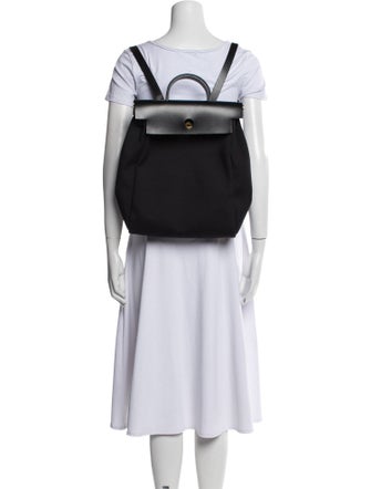 Hermès Toile Herbag a Dos Zip Retourne Backpack