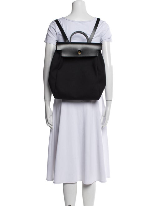 Hermès Toile Herbag a Dos Zip Retourne Backpack