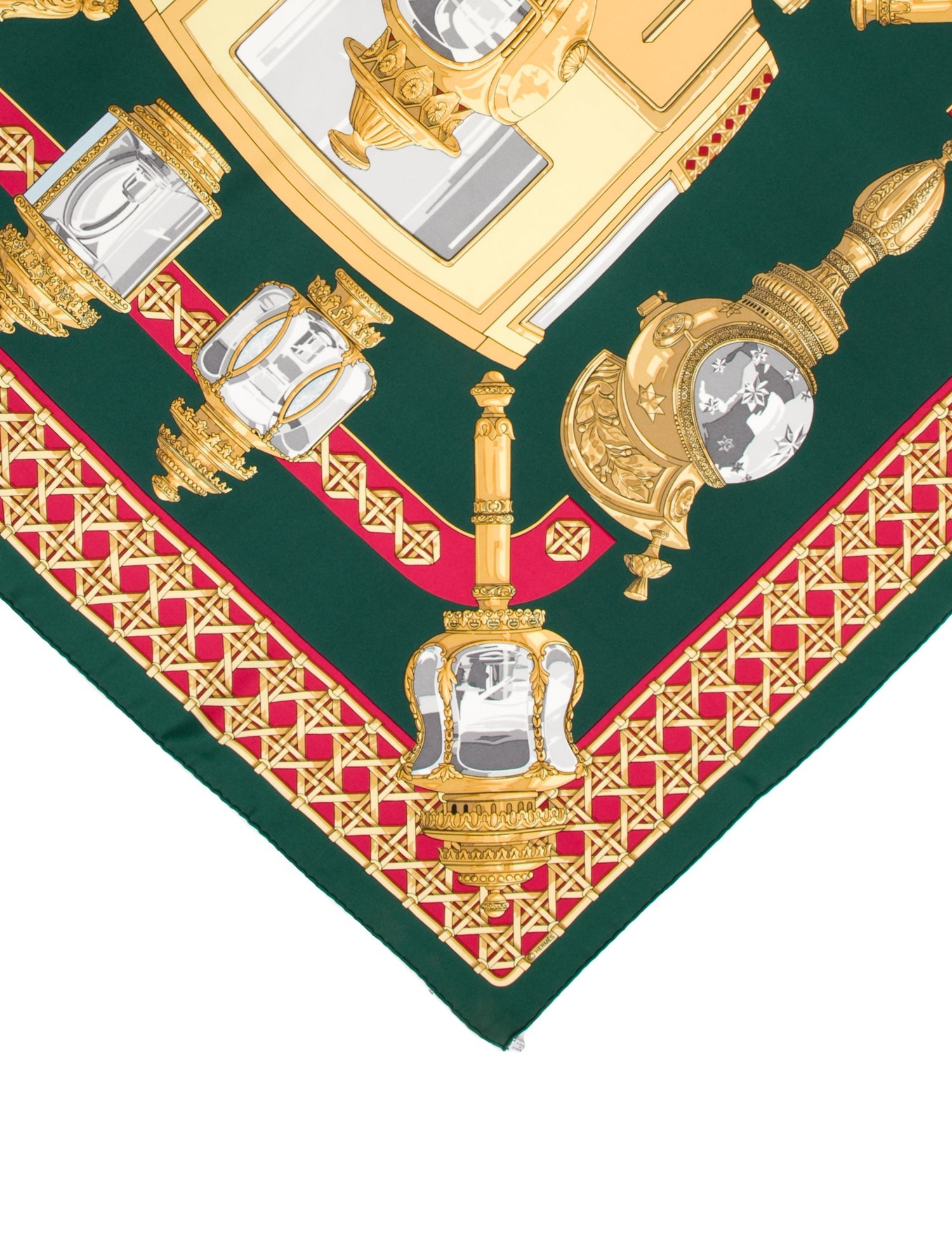 Hermès Feux De Route Silk Scarf