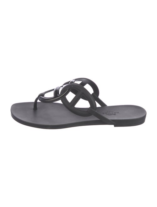 Hermès Egerie Chaîne d'Ancre Insignia Flip Flops