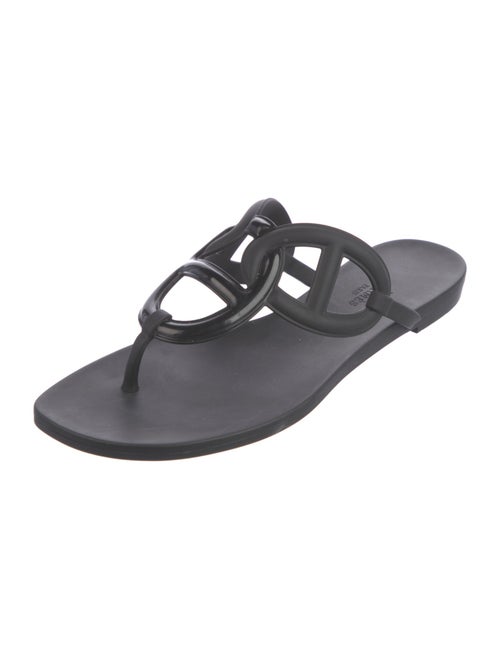 Hermès Egerie Chaîne d'Ancre Insignia Flip Flops