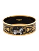 Hermès Wide Enamel Bangle Bracelet
