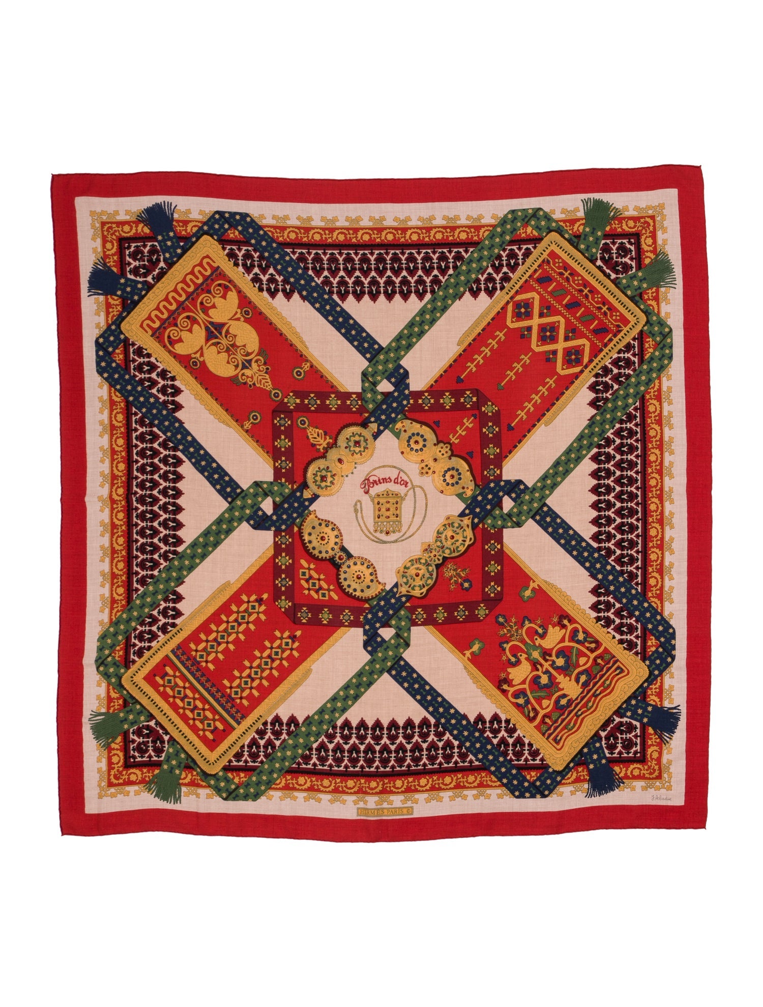 Hermès Brins d'Or Cashmere Shawl