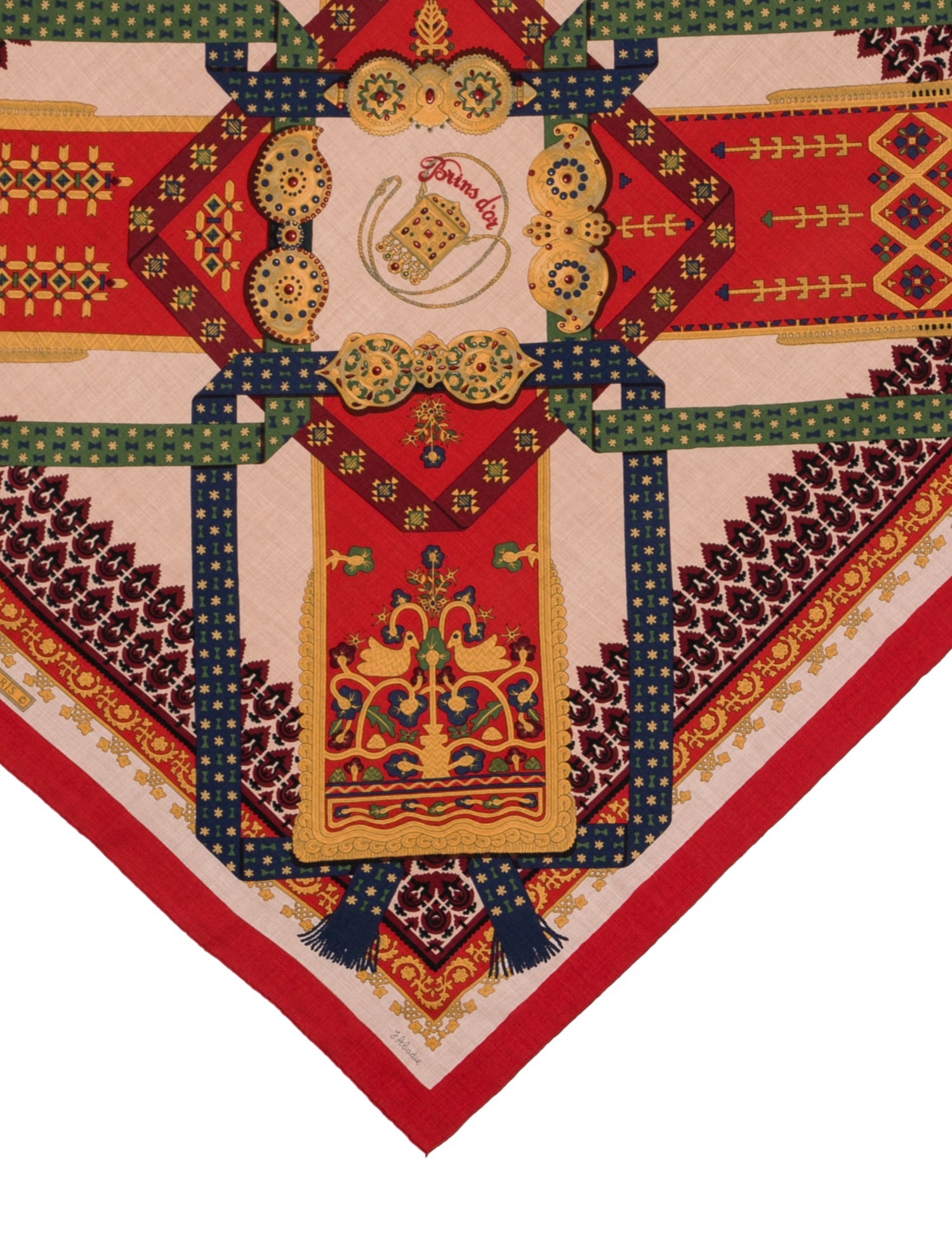 Hermès Brins d'Or Cashmere Shawl